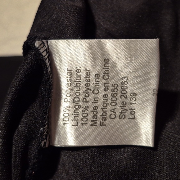 Penningtons womens 22 short sleeve blouse sheer top layer fully lined VGUC - Picture 6 of 6